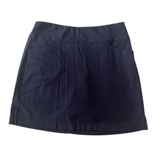 Lady Hagen Women's Size L Navy Blue Athletic Skort Golf Tennis Pockets Stretchy